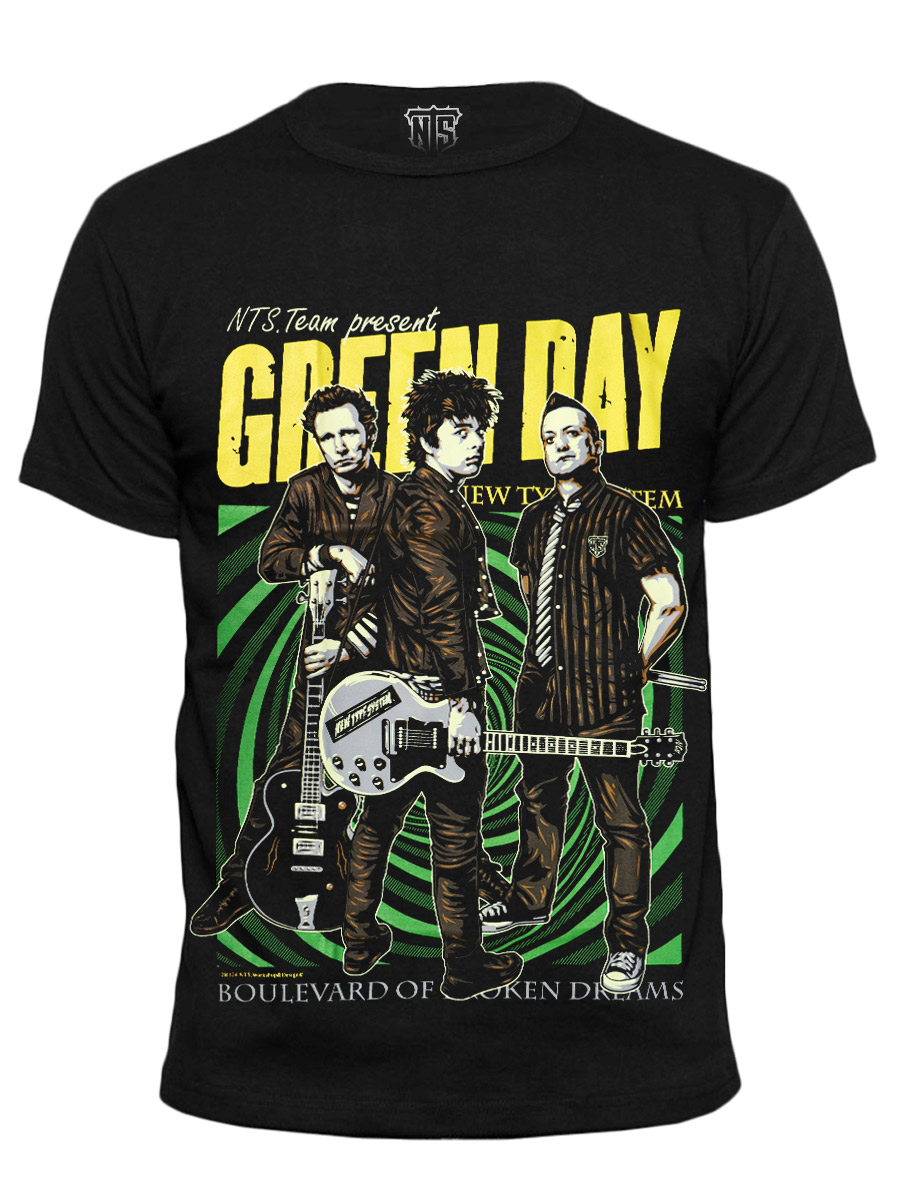 Футболка New Type System Green Day - фото 1 - rockbunker.ru