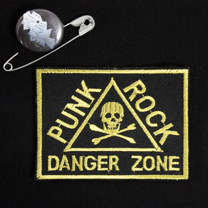 Нашивка Punk Rock Danger Zone - фото 1 - rockbunker.ru