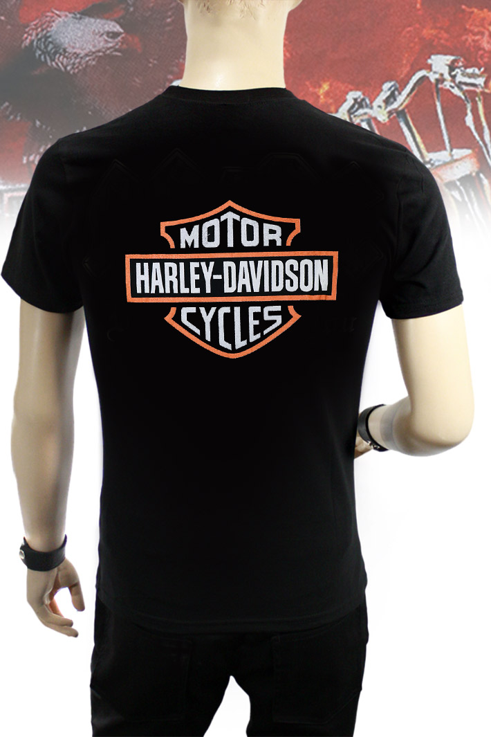 Футболка Harley Davidson - фото 2 - rockbunker.ru