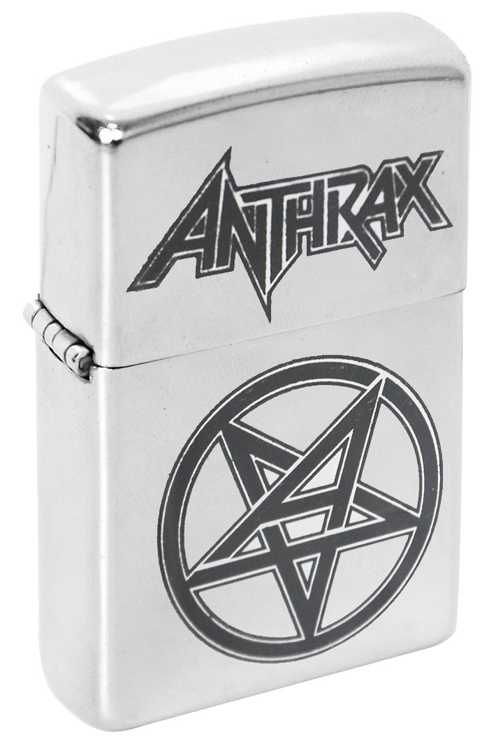 Зажигалка с гравировкой Anthrax - фото 1 - rockbunker.ru