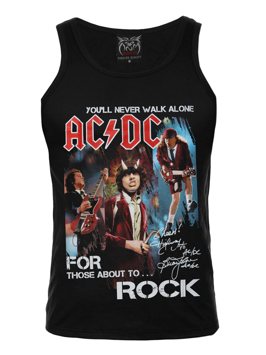 Майка RockVolution AC DC You`ll Never Walk Alone - фото 1 - rockbunker.ru