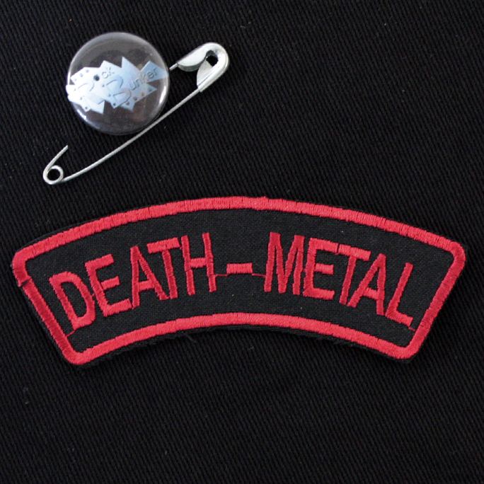 Нашивка Death-Metal - фото 1 - rockbunker.ru