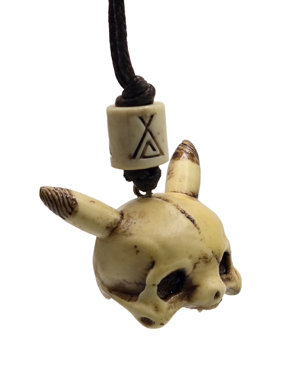 Кулон Череп Пикачу - фото 1 - rockbunker.ru