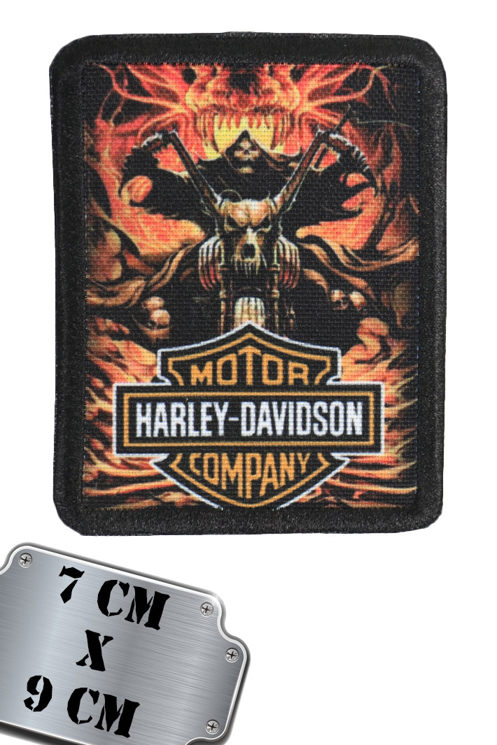 Нашивка RockMerch Harley Davidson - фото 1 - rockbunker.ru