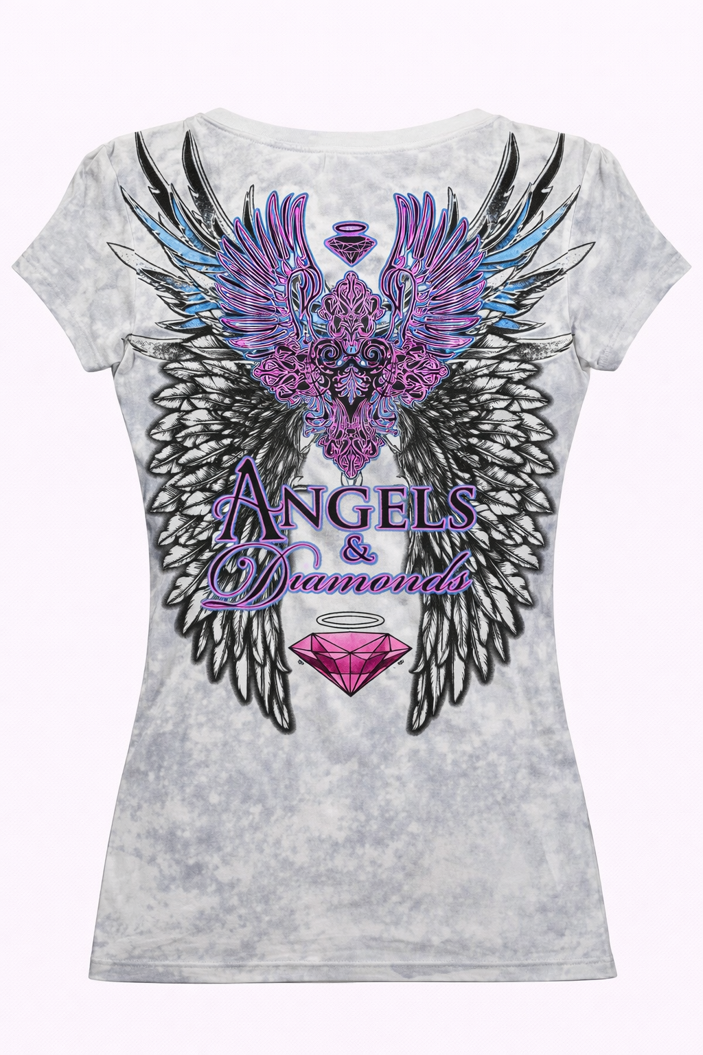 Футболка женская Xzavier AD169W-SE Crossed Diamond - фото 2 - rockbunker.ru