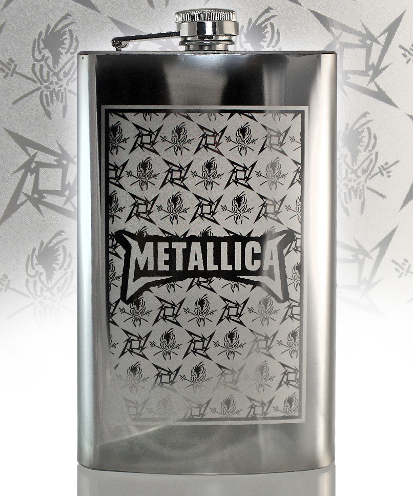 Фляга Metallica - фото 1 - rockbunker.ru