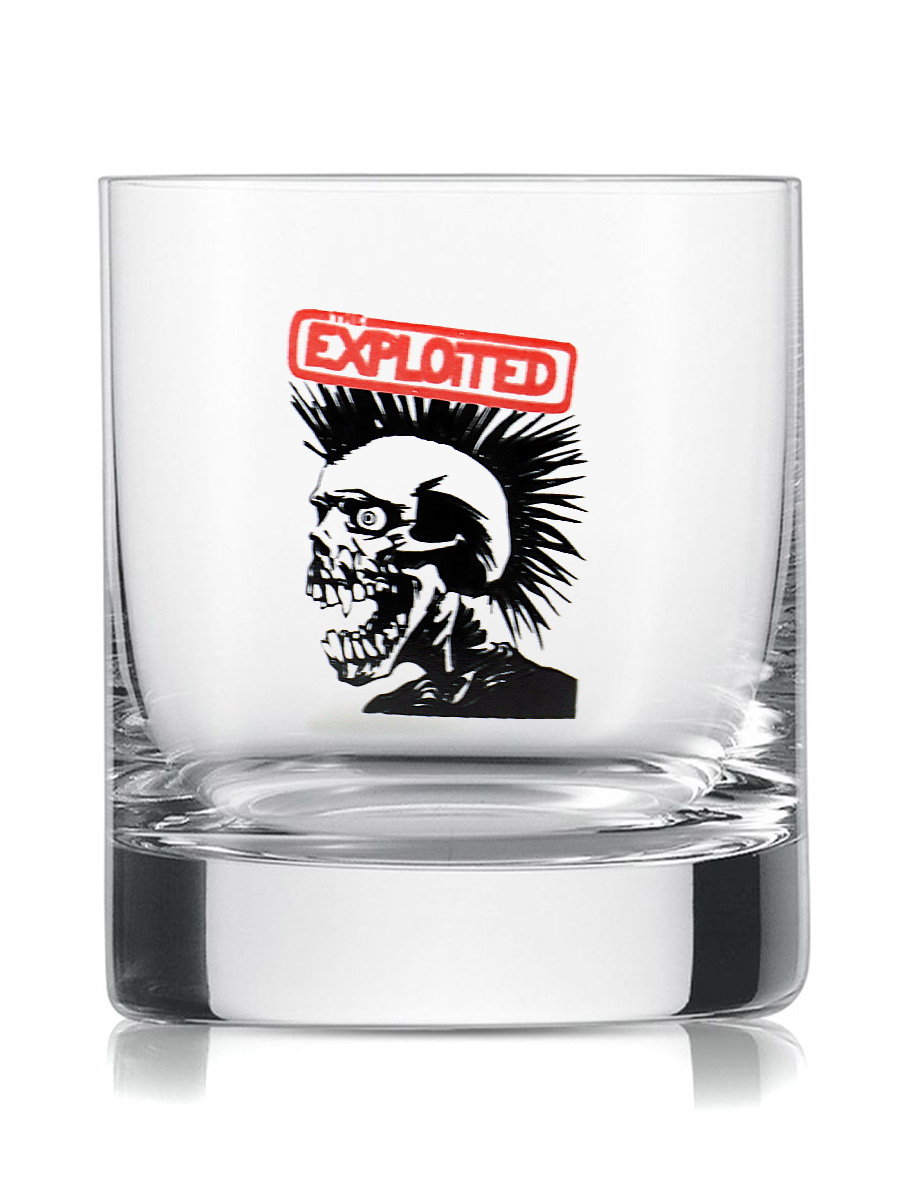 Стакан для виски Rock Merch The Exploited - фото 1 - rockbunker.ru