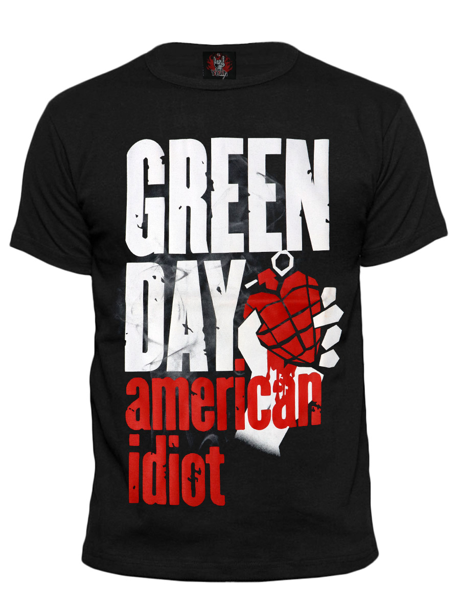  Футболка Hot Rock Green Day - фото 1 - rockbunker.ru