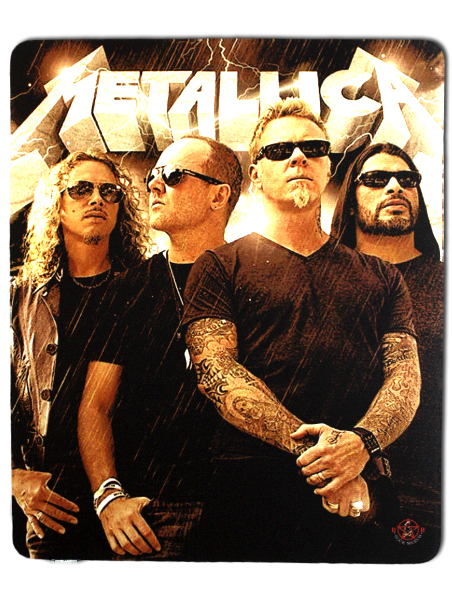 Коврик для мыши RockMerch Metallica группа - фото 1 - rockbunker.ru