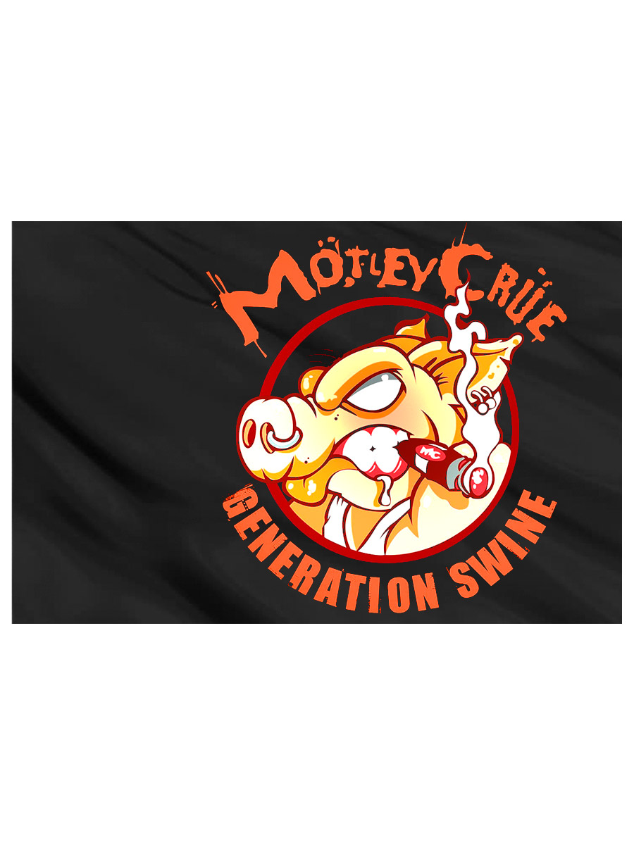 Флаг Motley Crue Generation Swine - фото 2 - rockbunker.ru