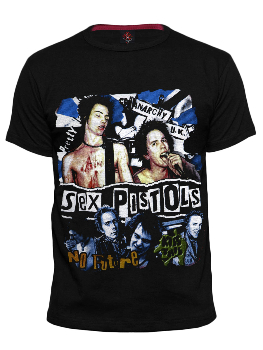 Футболка RockMerch Sex Pistols No Future - фото 1 - rockbunker.ru