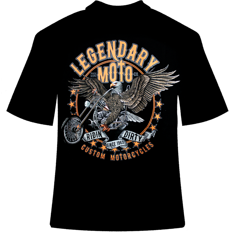 Футболка Graphic Tee Legendary Moto - фото 1 - rockbunker.ru