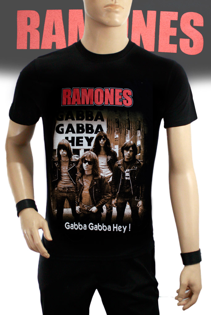 Футболка Hot Rock Ramones Gabba Gabba Hey - фото 1 - rockbunker.ru