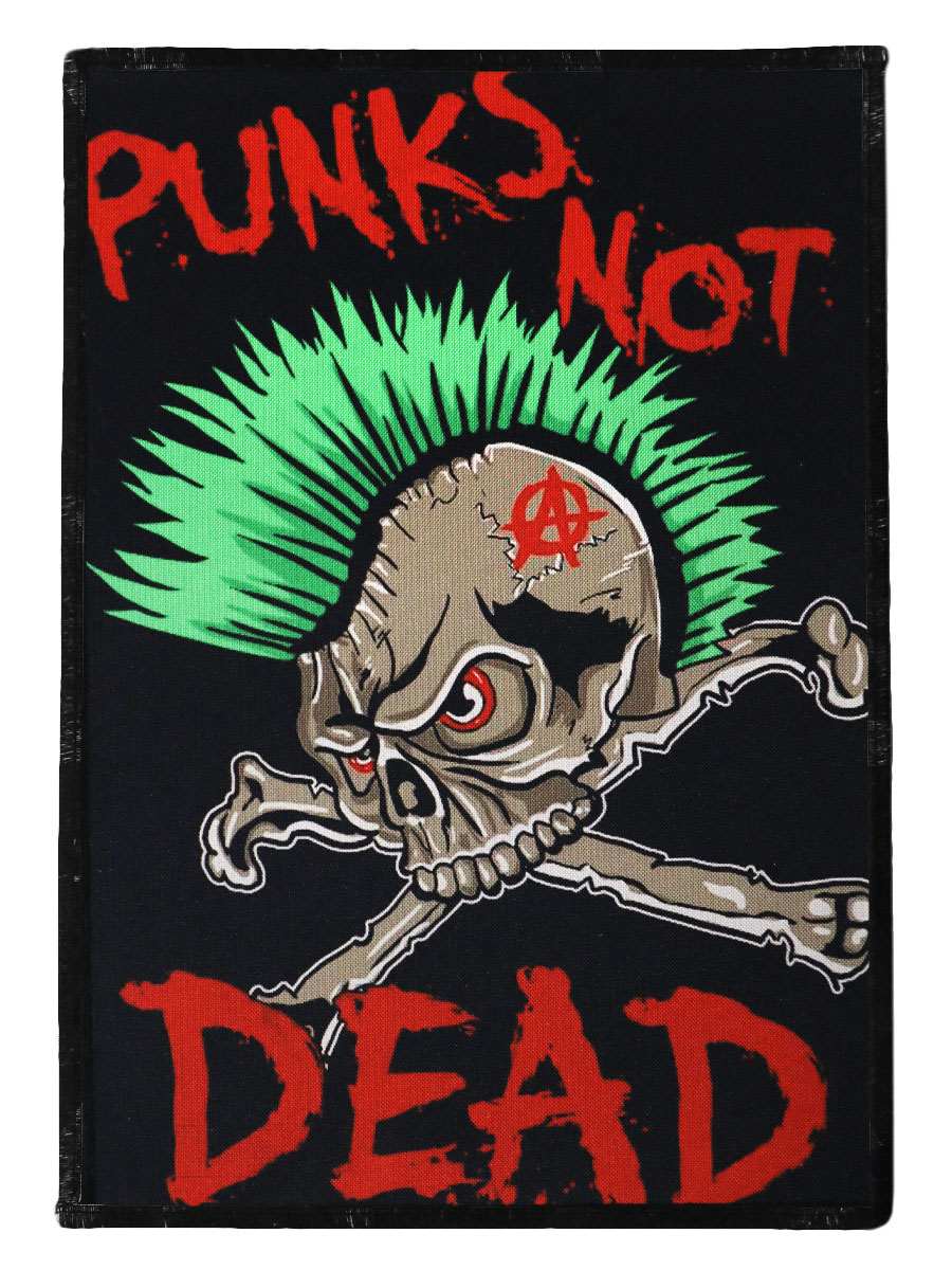 Нашивка на спину RockMerch Punks Not Dead - фото 1 - rockbunker.ru