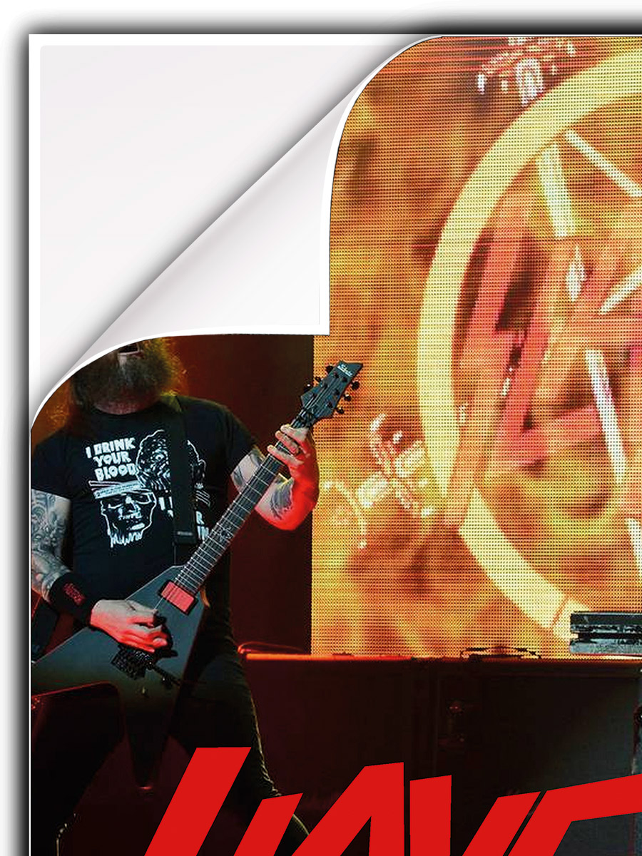 Плакат самоклеющийся на стену Slayer - фото 3 - rockbunker.ru