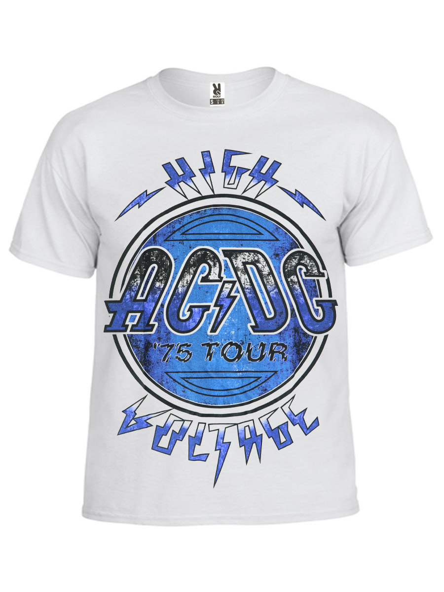 Футболка AC DC High Voltage - фото 1 - rockbunker.ru