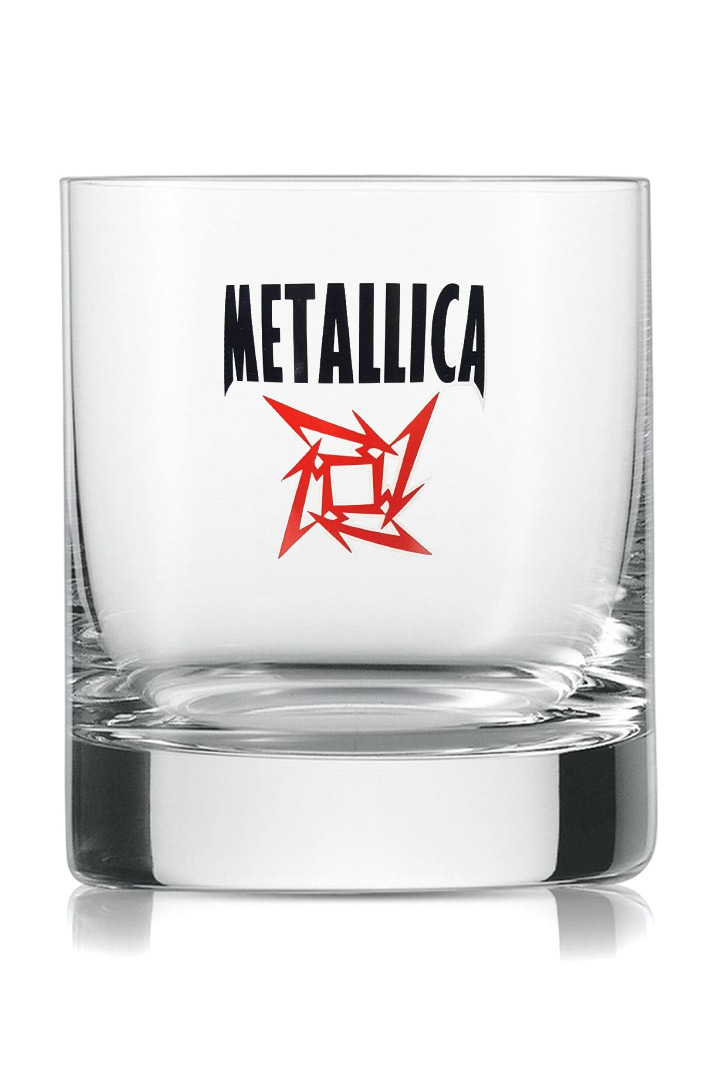 Стакан для виски Rock Merch Metallica - фото 1 - rockbunker.ru