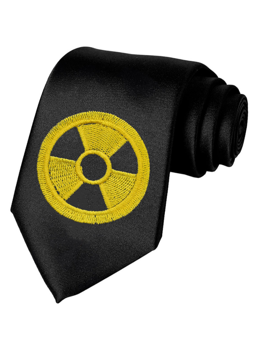 Галстук Радиация - фото 1 - rockbunker.ru