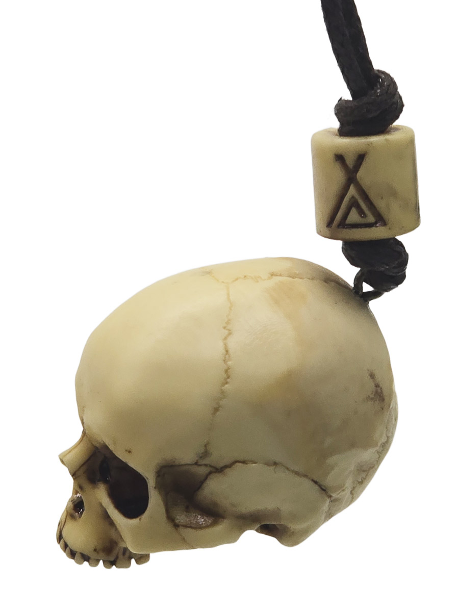 Кулон Череп без нижней челюсти - фото 2 - rockbunker.ru