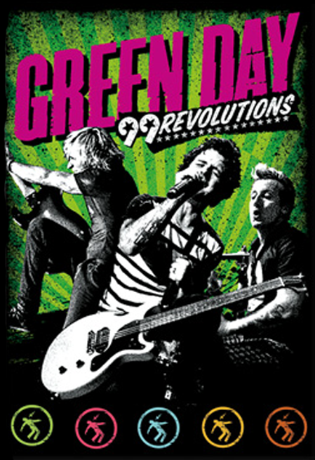 Магнит RockMerch Green Day Revolutions - фото 1 - rockbunker.ru