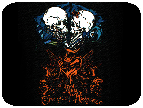Коврик для мыши My Chemical Romance - фото 1 - rockbunker.ru