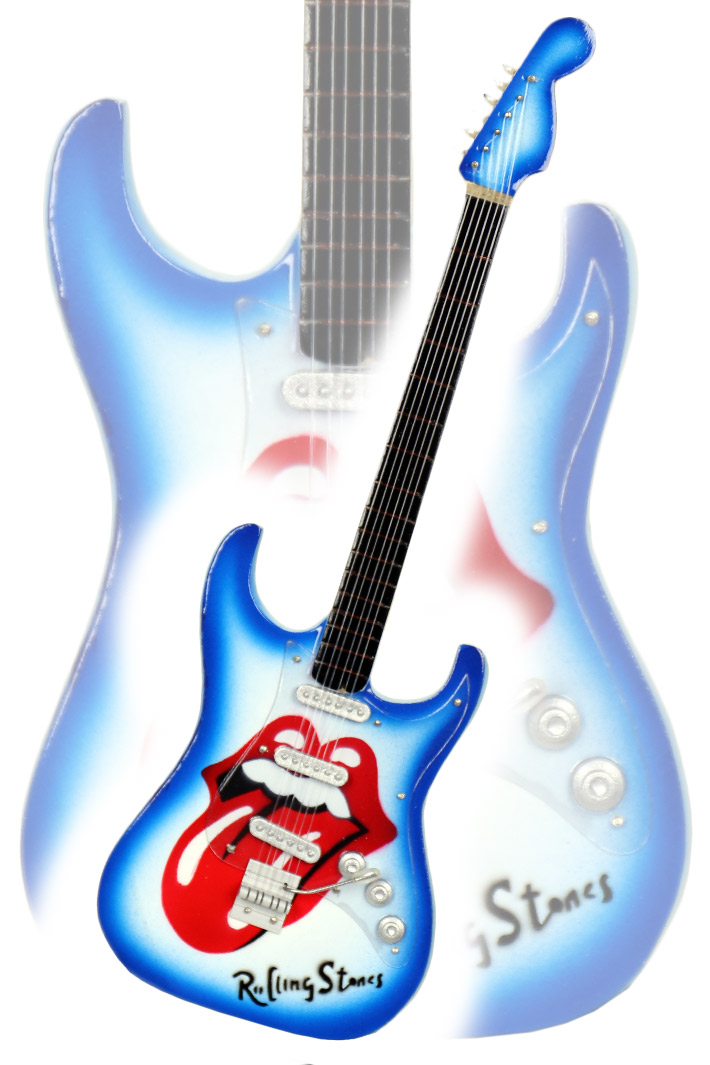 Сувенирная копия гитары The Rolling Stones - фото 1 - rockbunker.ru