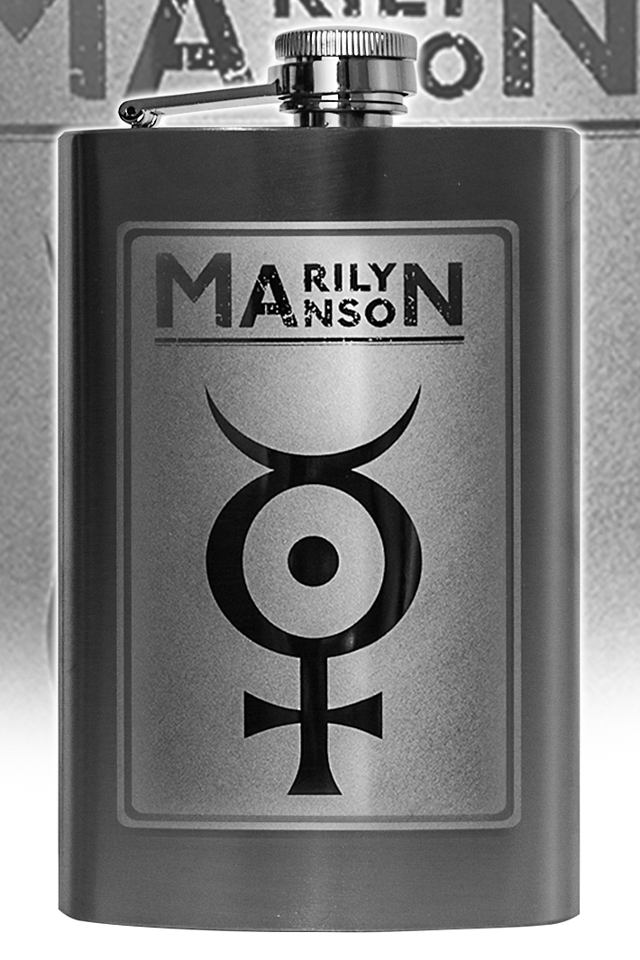 Фляга Marilyn Manson - фото 1 - rockbunker.ru