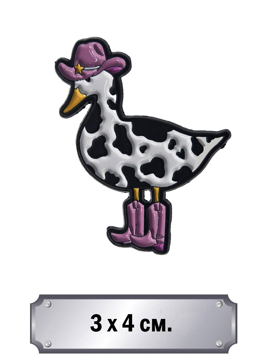 Значок Утка - Шериф - фото 1 - rockbunker.ru