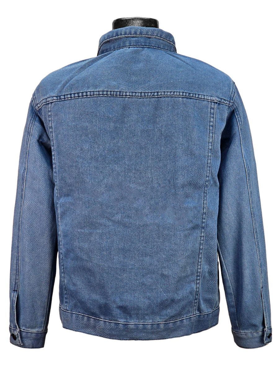 Куртка Джинсовая Синяя - фото 2 - rockbunker.ru