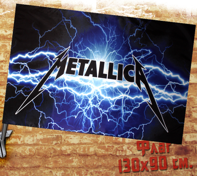 Флаг Metallica - фото 1 - rockbunker.ru