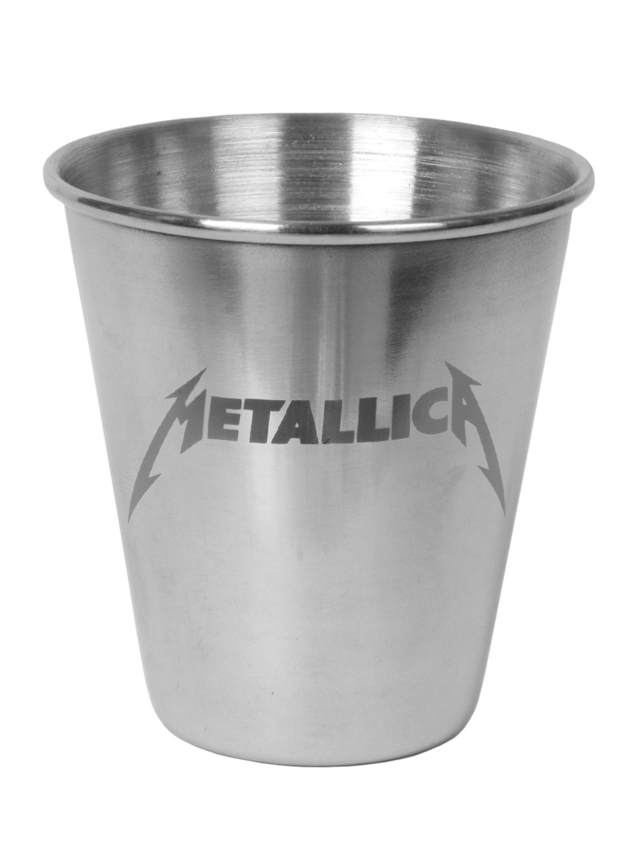 Набор стаканов походный RockMerch Metallica - фото 2 - rockbunker.ru