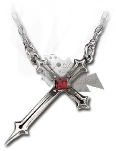 Кулон Alchemy Gothic P403 Croix Sinestre - фото 1 - rockbunker.ru