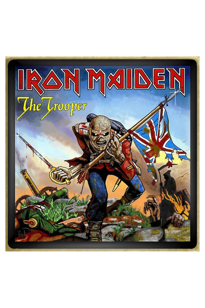 Значок RockMerch Iron Maiden - фото 1 - rockbunker.ru