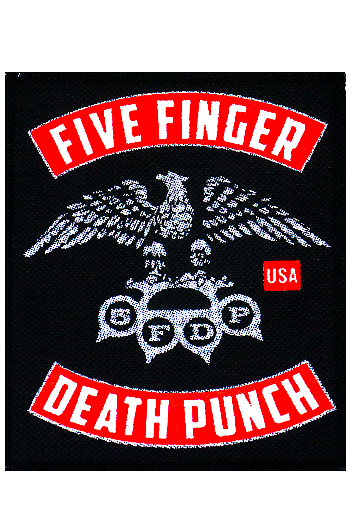 Нашивка Five Finger Death Punch - фото 1 - rockbunker.ru