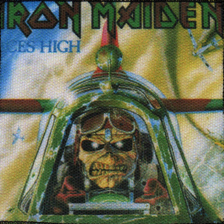 Нашивка Iron Maiden Aces high - фото 1 - rockbunker.ru