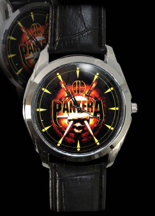 Часы RockMerch Pantera наручные - фото 1 - rockbunker.ru