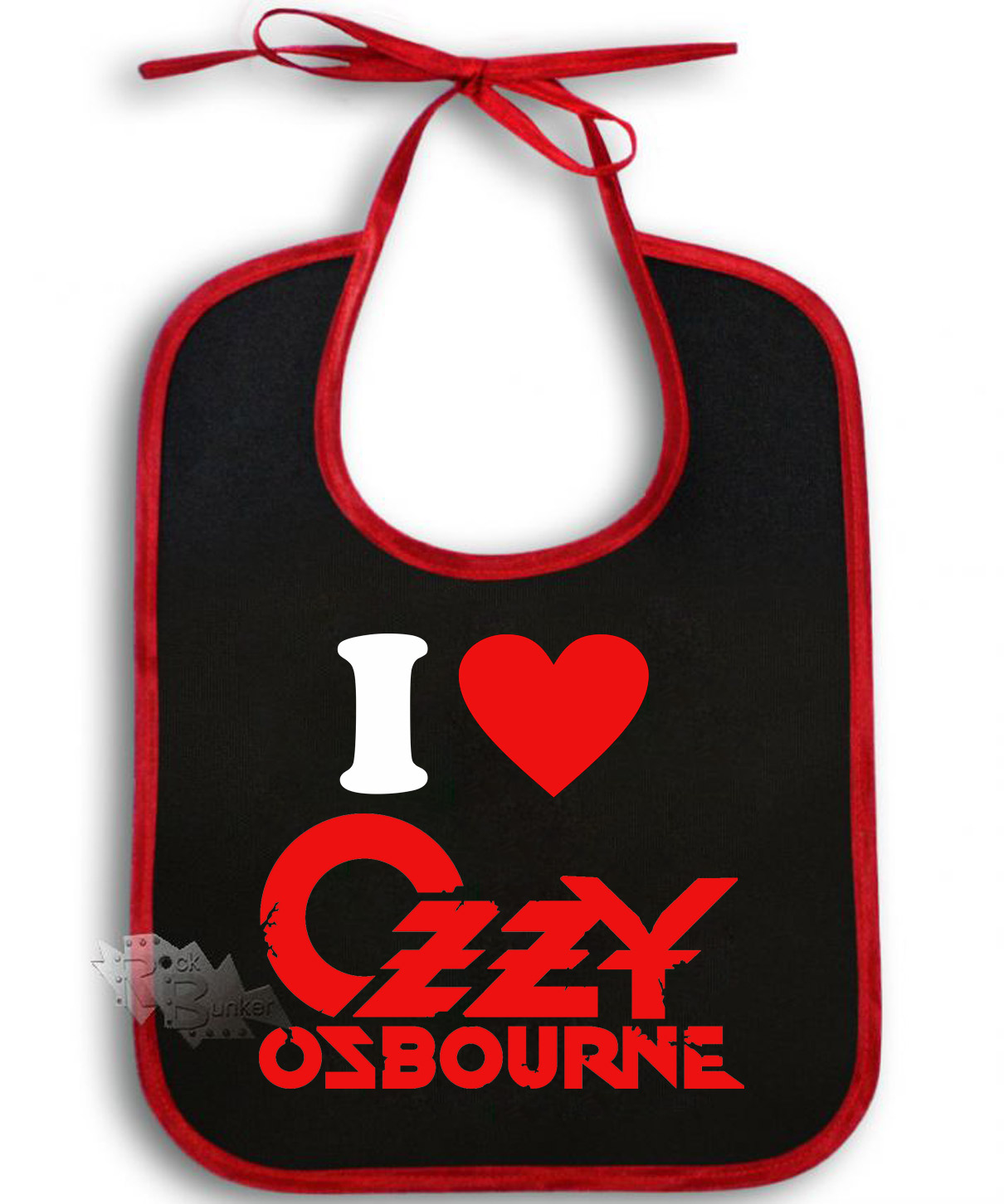 Слюнявчик I Love Ozzy Osbourne - фото 1 - rockbunker.ru