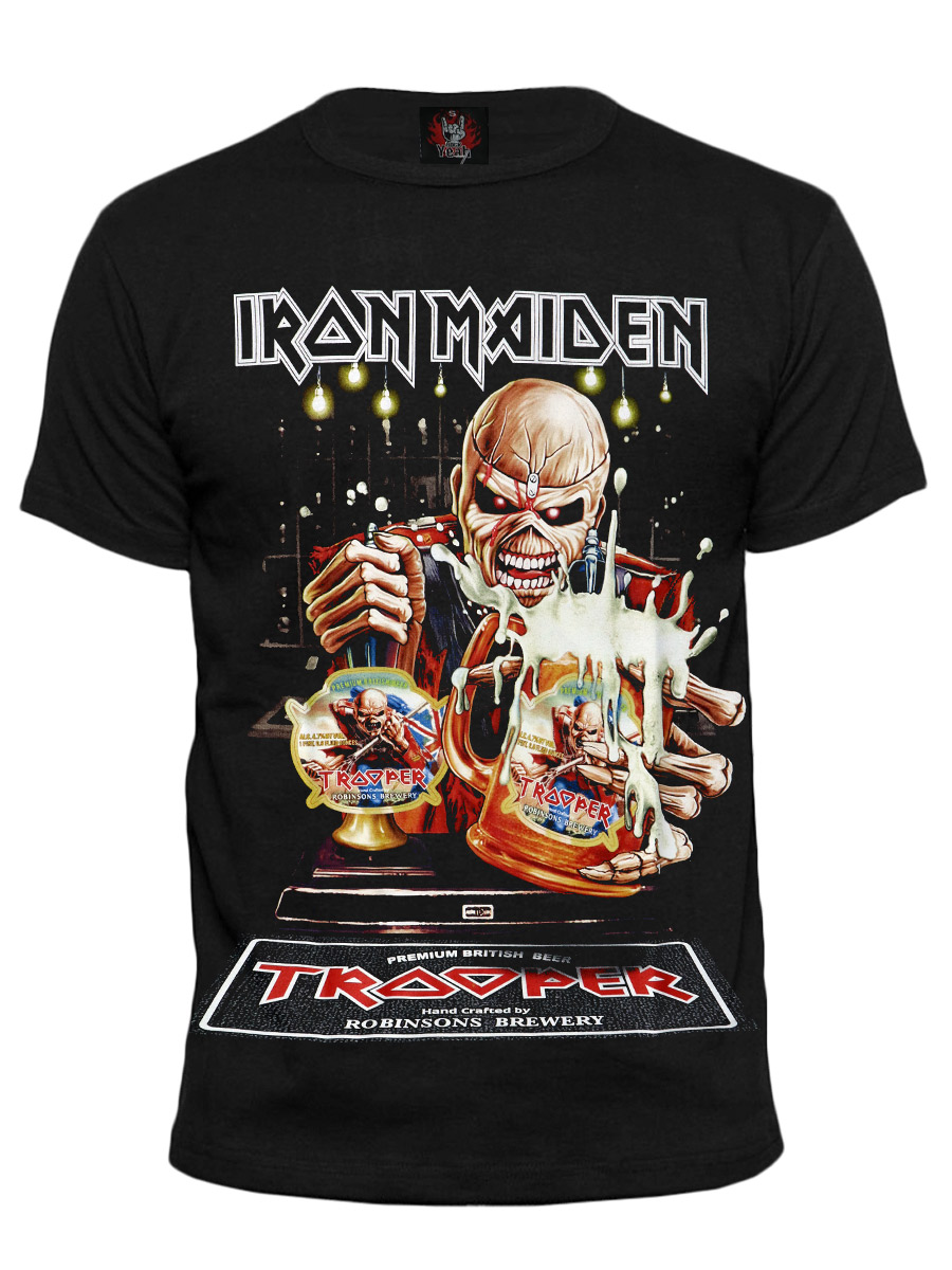  Футболка Hot Rock Iron Maiden - фото 1 - rockbunker.ru