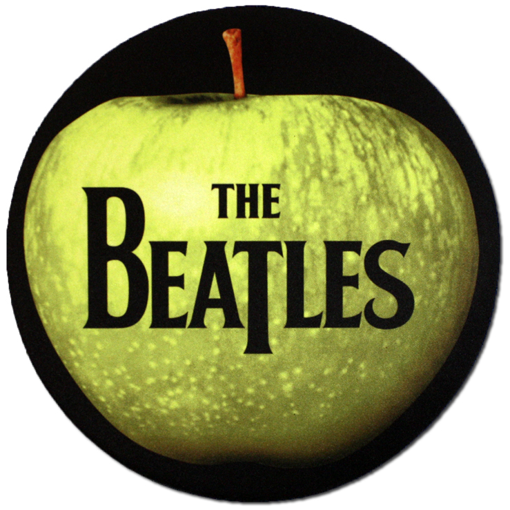 Коврик для мыши RockMerch The Beatles яблоко - фото 1 - rockbunker.ru