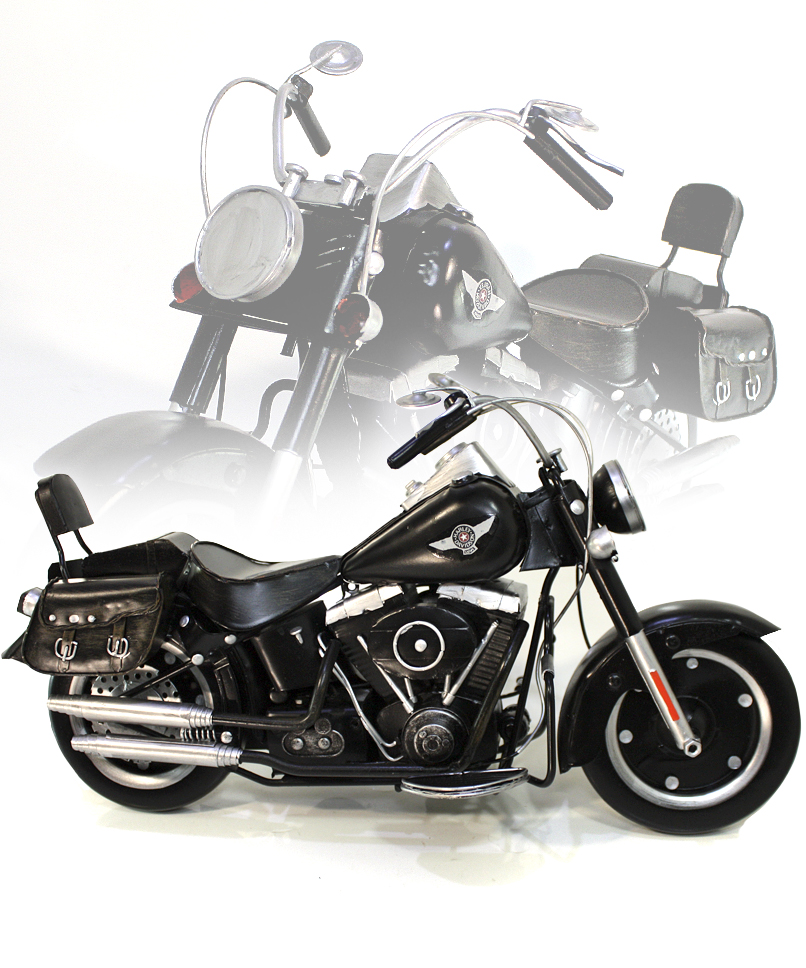 Сувенирная модель Мотоцикл ручной работы Harley Davidson - фото 1 - rockbunker.ru