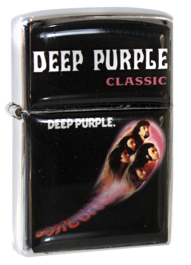 Зажигалка RockMerch Deep Purple Fireball - фото 1 - rockbunker.ru