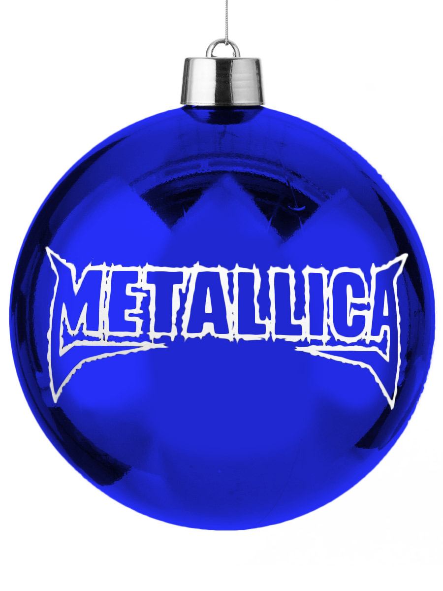 Елочный шар RockMerch Metallica - фото 1 - rockbunker.ru