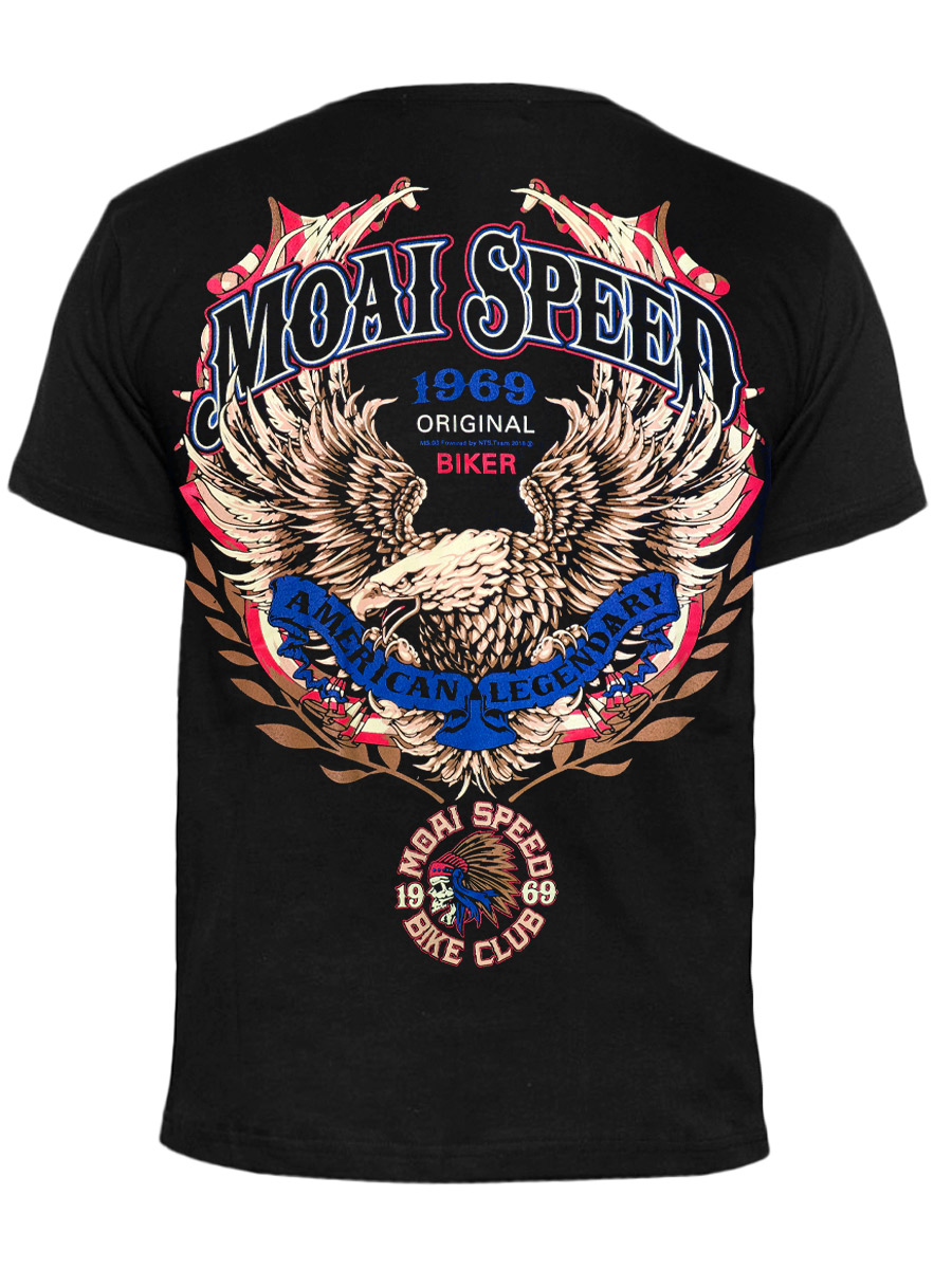 Футболка Moai Speed  Biker - фото 1 - rockbunker.ru