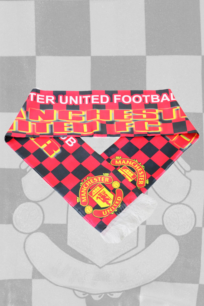 Шарф летний Manchester United - фото 1 - rockbunker.ru