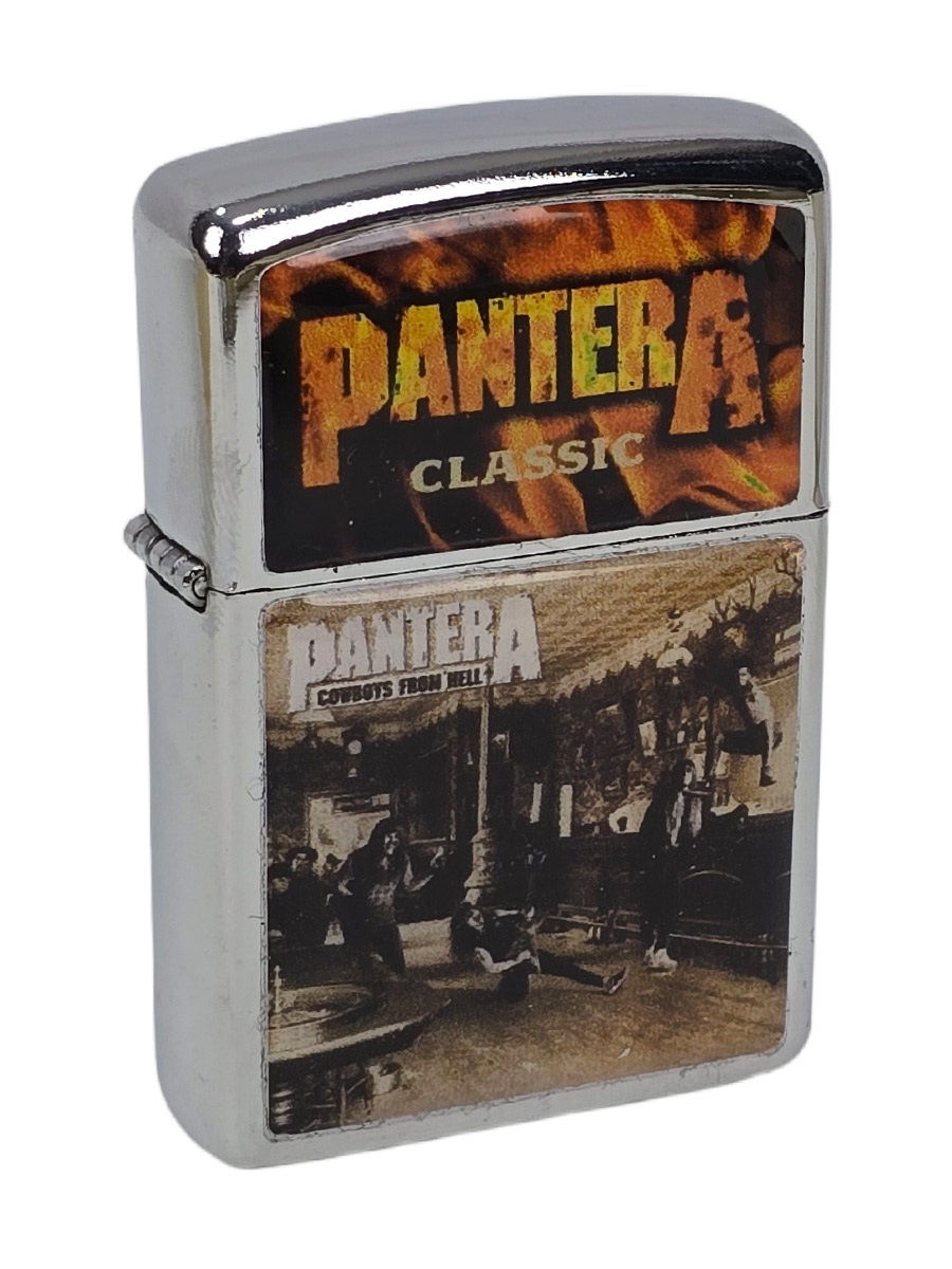 Зажигалка RockMerch Pantera Cowboys From Hell - фото 1 - rockbunker.ru