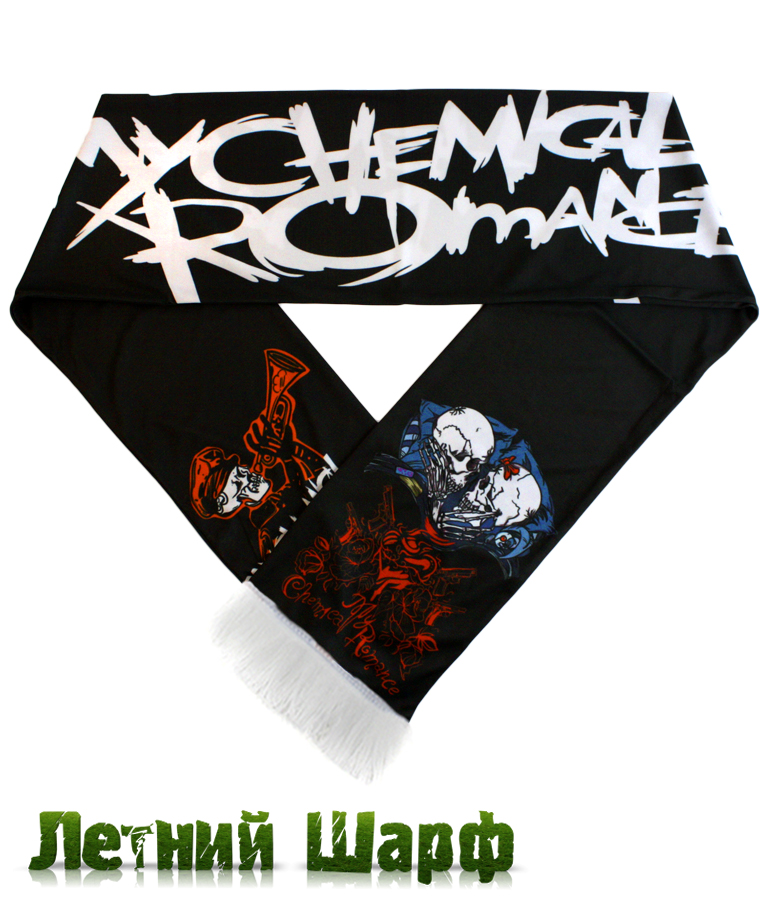 Шарф летний My Chemical Romance - фото 1 - rockbunker.ru