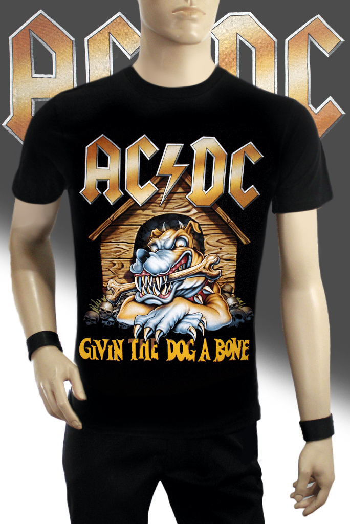 Футболка Hot Rock AC DC Givin The Dog A Bone - фото 1 - rockbunker.ru