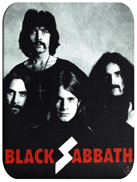 Коврик для мыши RockMerch Black Sabbath - фото 1 - rockbunker.ru