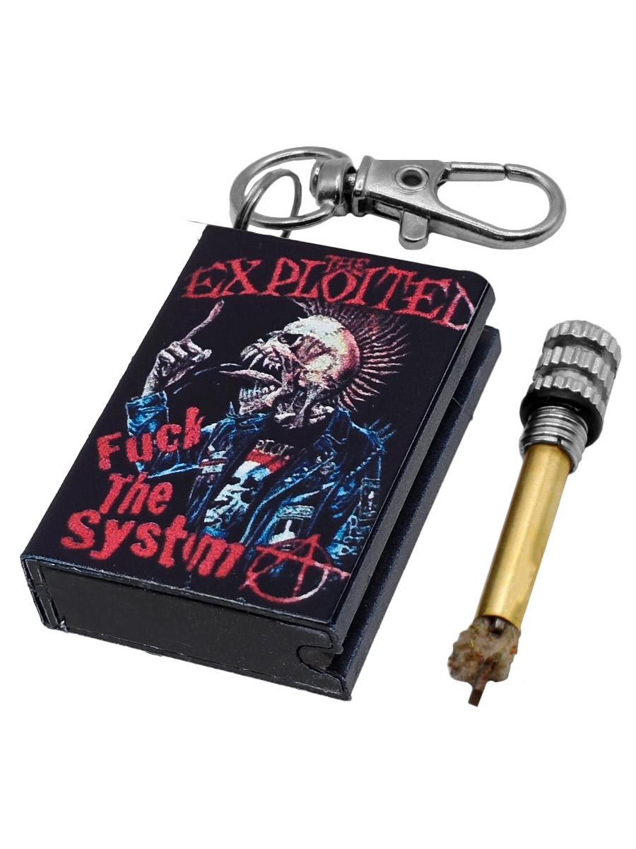 Зажигалка Вечная Спичка Exploited гравировка - фото 2 - rockbunker.ru