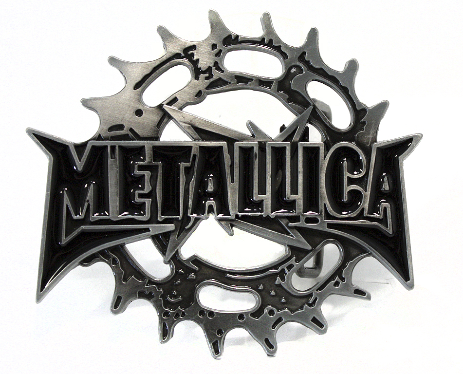 Пряжка Metallica Пила - фото 1 - rockbunker.ru